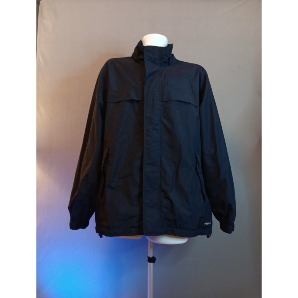 Eddie Bauer Jacket Men's L Windbreaker dark navy Cheyenne‎ Plains
